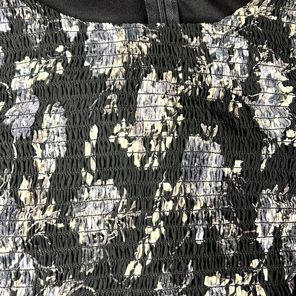 Xhilaration Sleveless BLACK FLORAL DRESS - Picture 4 of 4